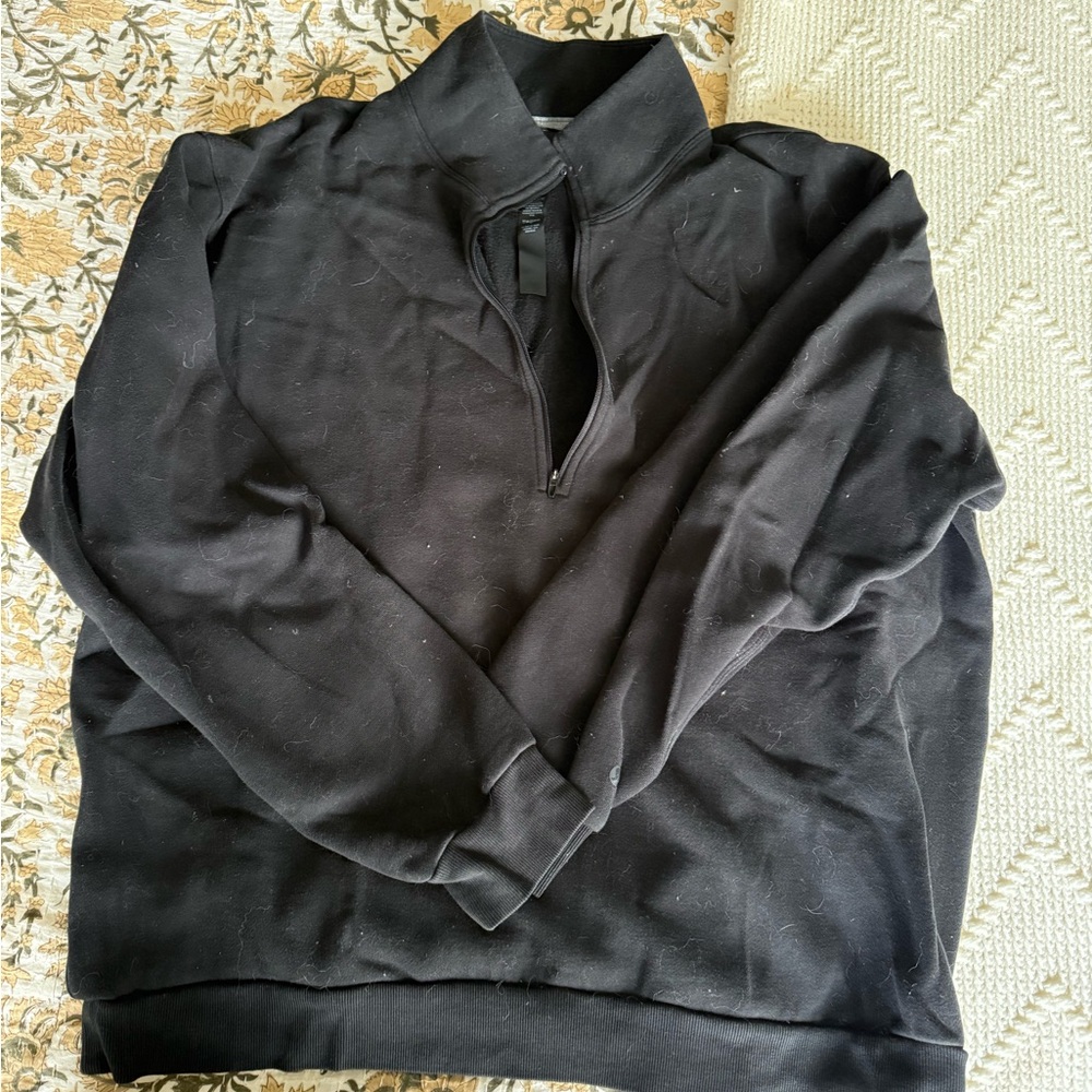 Lululemon Women’s Black Half-Zip Sweater